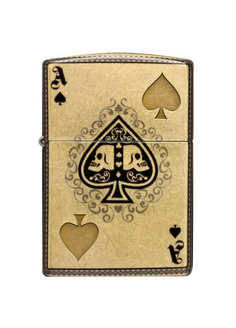 Запальничка 46388 Ace of Skulls Design Zippo (325476351)