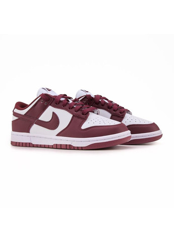 Білі Осінні кросівки чоловічі nike dunk low retro team red найк сб данк No Brand
