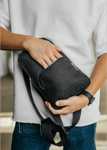 Сумка чоловіча функціональна чорна NIUNIU (296662359)