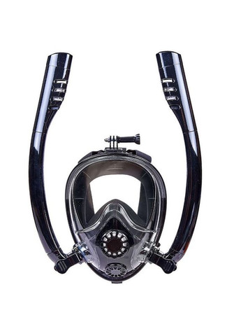 Маска для снорклинга с дыханием через нос с двумя трубками HJKB K-2 L SP-Planeta (311570023)