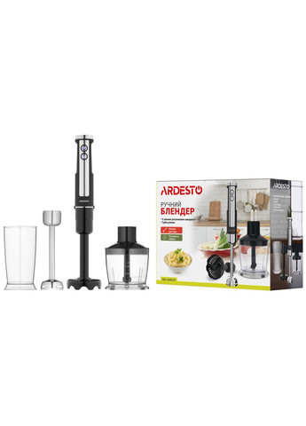 Блендер занурювальний HBG-1000BСHP 1000 Вт чорний Ardesto (336875659)