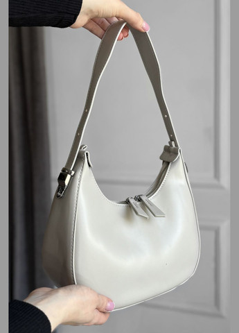 Сумка женская из экокожи серого цвета Let's Shop (299146804)