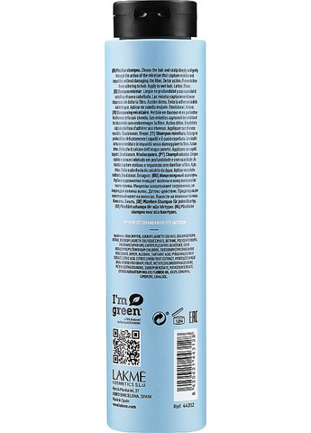 Мицеллярный шампунь для глубокой очистки волос Teknia Perfect Cleanse Shampoo 1000ml (768191-74139) Lakme (368643138)