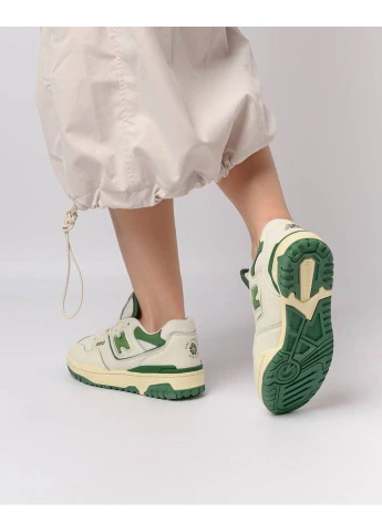 Зелені осінні кросівки green white summer No Brand 550