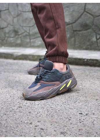 КРОССОВКИ ЖЕНСКИЕ ADIDAS YEEZY 700 V1 MAUVE АДИДАС ИЗИ БУСТ No Brand чёрные демисезоны (369387290)
