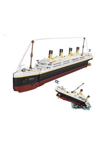 Конструктор "Титанік" 2в1 - модель корабля 1507 деталі довжина 68,5см Bella (350201748)