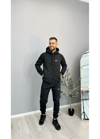 Спортивний костюм унісекс зима темно-сірий No Brand (370217979)