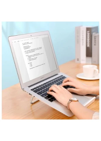 Подставка для ноутбука (80348) Ugreen LP230 Foldable Desktop Laptop Stand Silver (401143867)