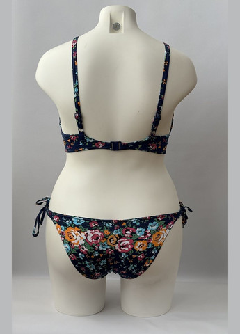 Синий летний купальник раздельный 3644/3647 балконет Freya Memphis