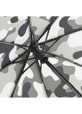 Сіра} парасолька-автомат складана military 8 спиць купол 110 см black (28587473) Stenson (357211838)