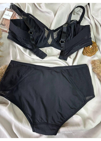 Черный женское нижнее белье комплект черный Lanny Mode