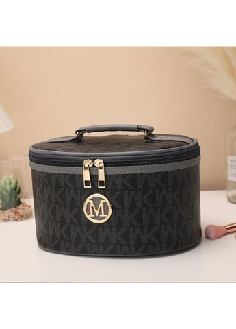 Косметичка бочонок черного цвета в стиле Michael Kors No Brand (316580415)