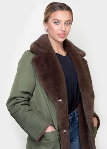 Экошуба 64-1384-110-SA Соболь/хаки 3-5-22028-9 / 145G-17 Samange (311669118)