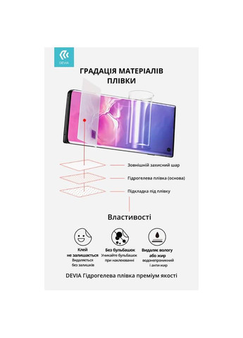Гідрогелева плівка для Motorola Moto G32 (DV-MTG32) Devia (323088732)