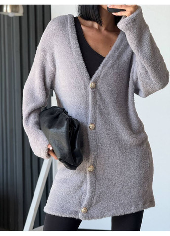 Серый демисезонный кардиган Avanti