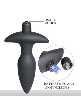 Анальная пробка с вибрацией Rock-off Butt М анальный вибратор (10 скоростей) Roger (303880314)