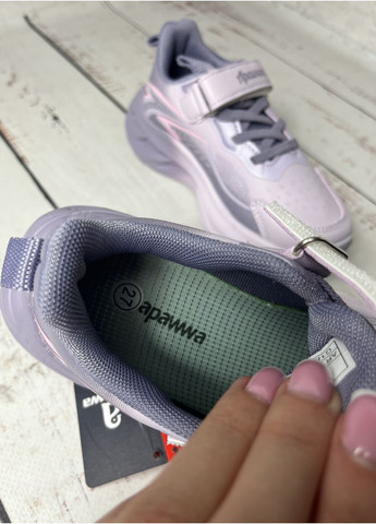 Світло-фіолетові всесезонні кросівки дитячі на дівчинку фіолетовий (471) Apawwa