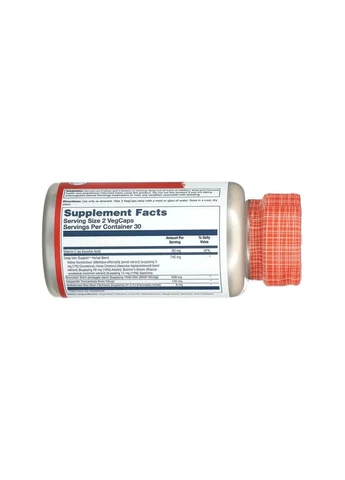 Поддержка глубоких вен Deep Vein Support 60 вегетарианских капсул Solaray (365754588)