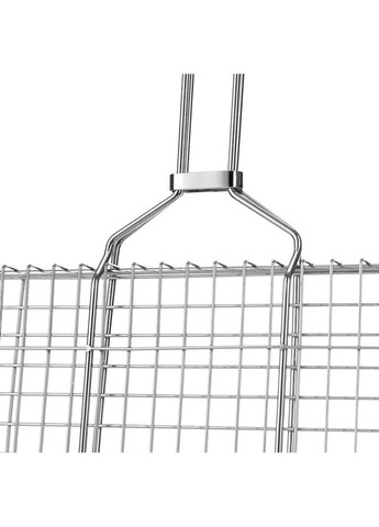 Решітка-гриль Подвійна хромована решітка BQ-037 Grill Me (316446095)