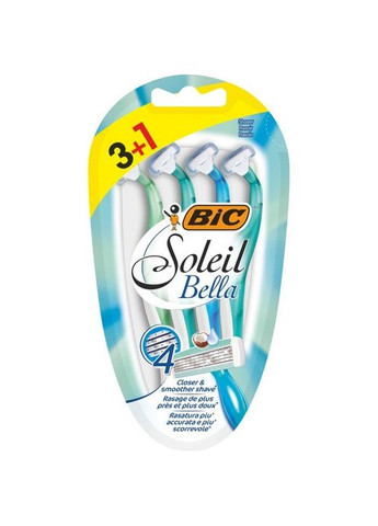 Бритва Soleil Bella 3+1 шт. (3086123220546) Bic Soleil Bella 3+1 шт. (268144615)