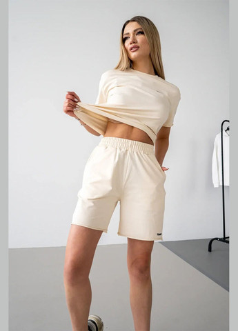 Літній жіночий костюм OVERSIZE Lite Пісочний Teamv (327223052)