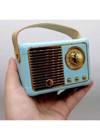 Бездротова портативна колонка 10 см з AUX, USB, Type-C, TF-картою та акумулятором MIC (398825687)