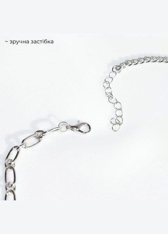 Асимметричная цепочка с подвеской луны и розами серебристое колье в стиле фэнтези кулон харадзюку ожерелье сказочное fairycore No Brand (316259281)