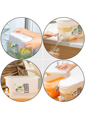 Контейнер-лимонадник с краном, 2.8 л No Brand (365721692)