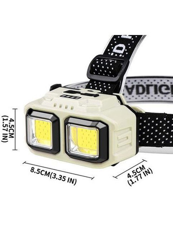 Яскравий лобовий ліхтар X-Balog (без сенсора) з червоним і білим світлом18650 IP44 971 HX-816 Rablex (315481632)