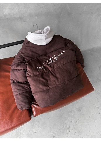 Коричневий зимній Пуховик Україна