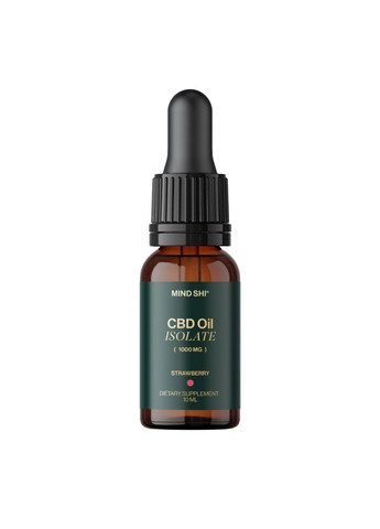 CBD Oil Isolate 1000 mg Strawberry - 10 ml Mind Shi (370971025)