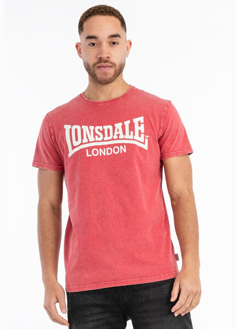 Світло-червона футболка Lonsdale Stofa