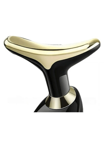 Мікрострумовий ліфтинг масажер для обличчя шиї з роботою від батарейок 3 режими 2.5 Вт 12х8.7 см (479774-Prob) Чорний Unbranded (323580124)