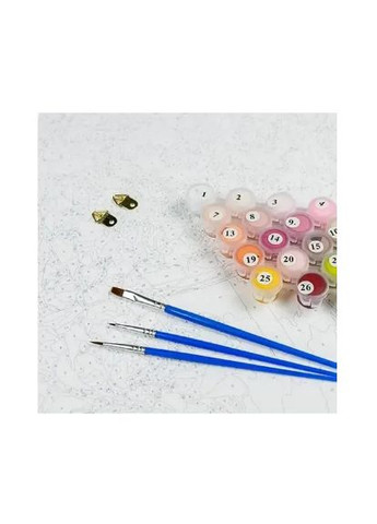 Картина по номерам Поселок у подножия горы 40х50 Набор для рисования на холсте GX6936 Rainbow Art (330830586)