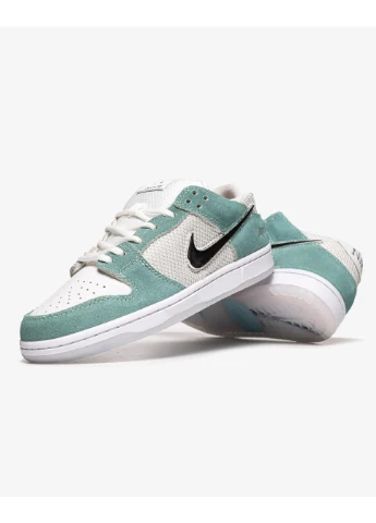Зеленые летние кроссовки nike april skateboards x dunk low sb turbo green найк данк No Brand