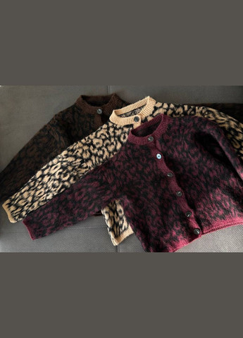 Темно-бордовый демисезонный кардиган Vakko