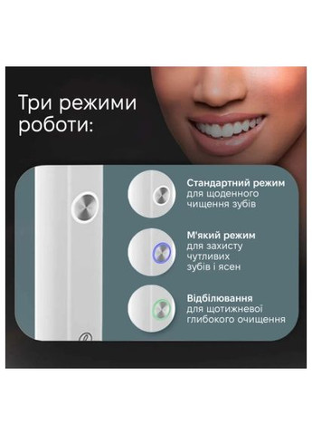 Електрична зубна щітка Xiaomi Aurora T2 White (366489329)