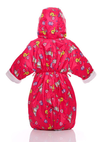 Комбинезон для девочки Трансформер на флисе Зайчик малиновый 86 см (36693) BABYKROHA (297200408)