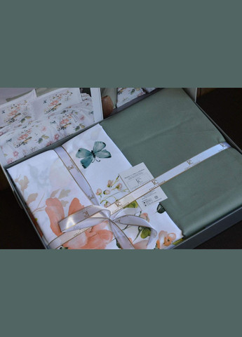 Постільна білизна Cotton Satin полуторний 160x220 Alice Green First Choice (365814787)