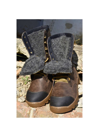 Військові Чоловічі Тактичні Берці Зимові. 36-48р Коричневі. Адаптовані до постійних навантажень! MSZM-1014 No Brand (301138763)