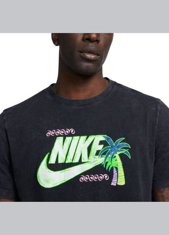 Сіра футболка m nsw tee beach party hbr fb9788-010 Nike