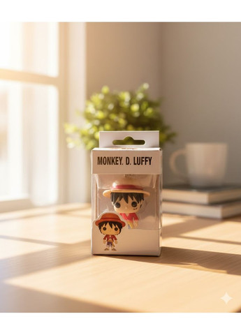 Брелок Ван Пис One piece Луффи Luffy фигурка игрушка для ключей, рюкзака, сумки 5 см POP (371926953)