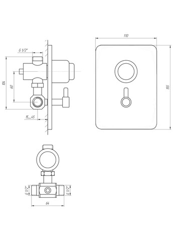 Змішувач-дозатор для душу ТREMO-467MIXRG TREMOLADA (338864268)