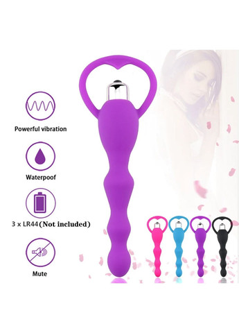 Анальный стимулятор с вибрацией anal plug vibro purple, 12х3,1 см. No Brand (293246243)