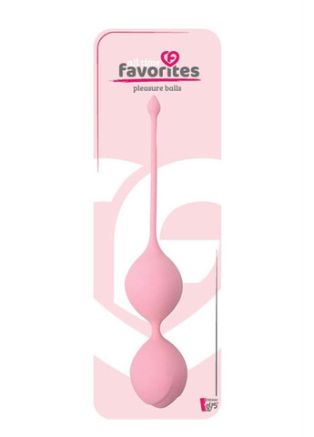 Вагінальні кульки DreamToys ALL TIME FAVORITES 60 гр. із зміщеним центром ваги, рожеві Dream Toys (331171473)