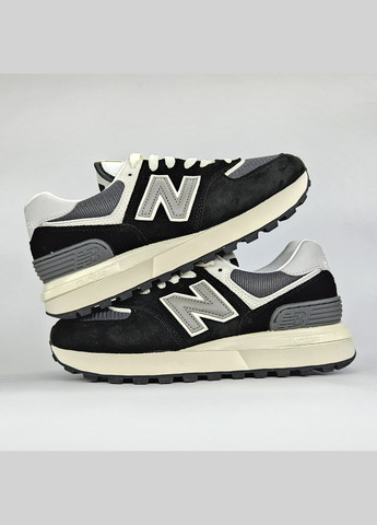 Кроссовки женские и мужские New Balance 574 Legacy black grey | Нью Беланс 574 Легаси черные серые No Brand чёрные демисезоны (307397772)