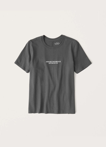 Темно-серая летняя футболка af8588w Abercrombie & Fitch