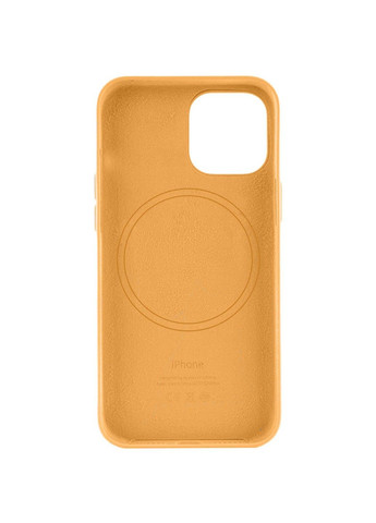 Шкіряний чохол Leather Case (AA) with MagSafe для Apple iPhone 14 Pro (6.1") Epik (292132101)