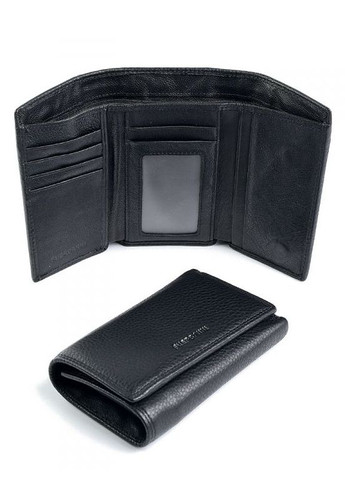 Жіночий шкіряний гаманець чорний No Brand (294629360)