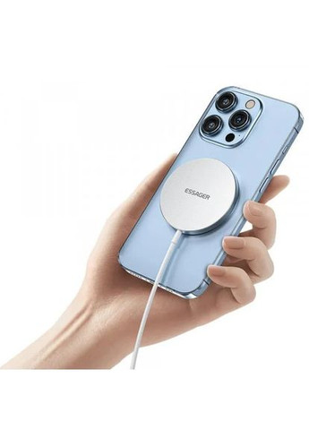 Беспроводное зарядное устройство Qi Magnetic Charger 15W White ES-WC05 Essager (361318963)